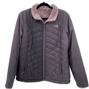 The North Face Reversible Jacket Grey Women's Size L